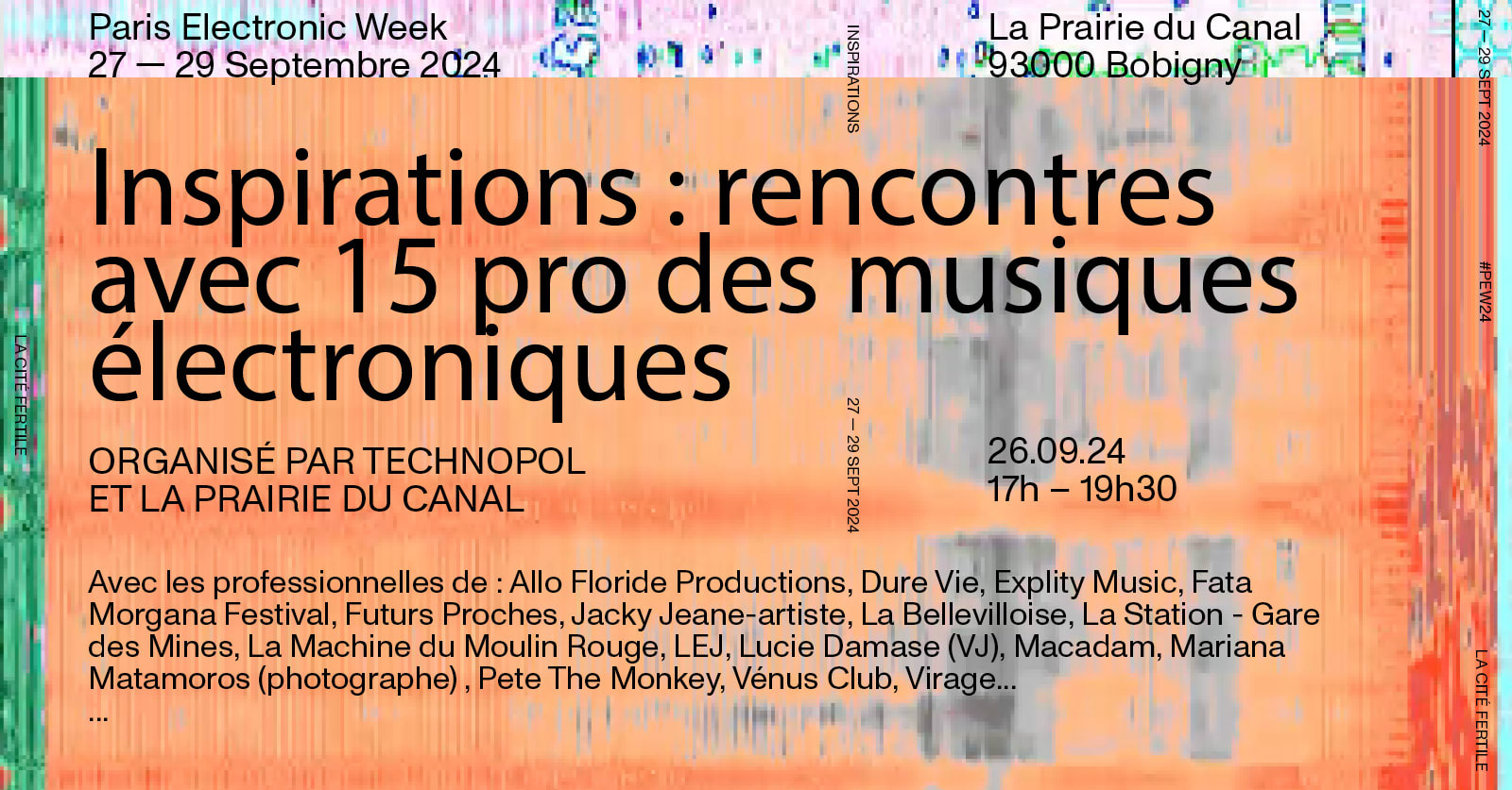 Pew24 - Rencontres Avec 15 Pro Des Musiques Électroniques Cover