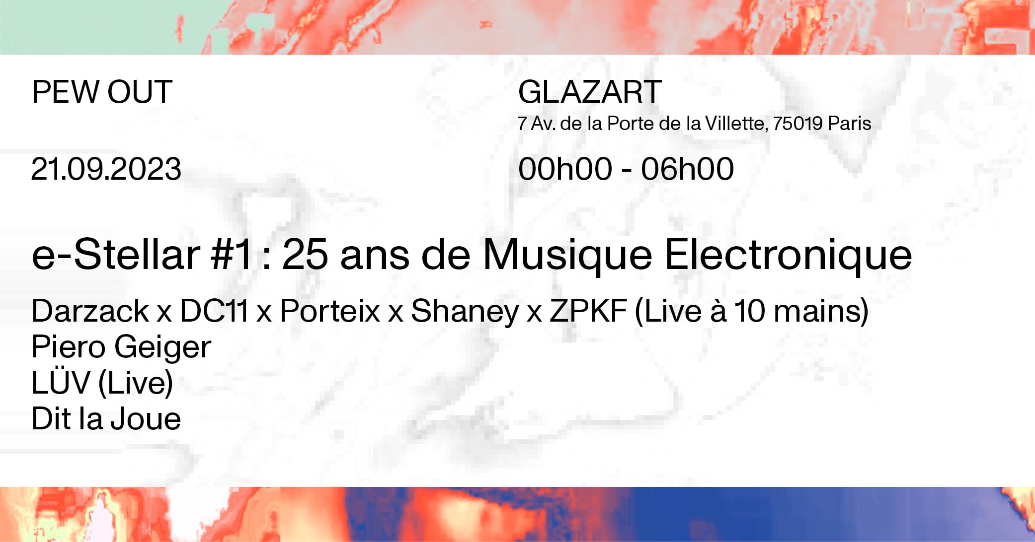 E-Stellar #1 : 25 Ans De Musique Electronique [Pew Out] Cover