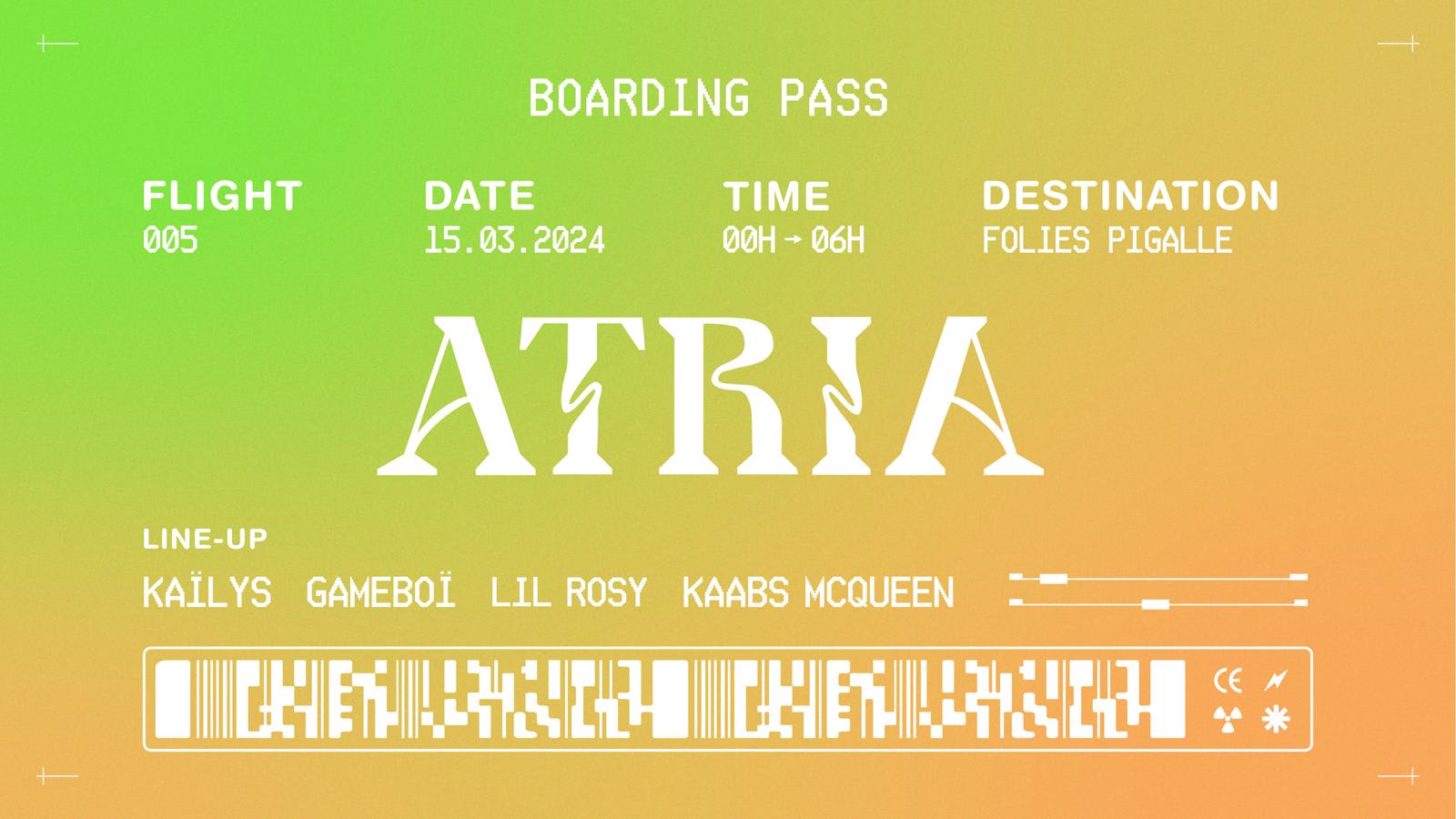 Atria Paris V Cover