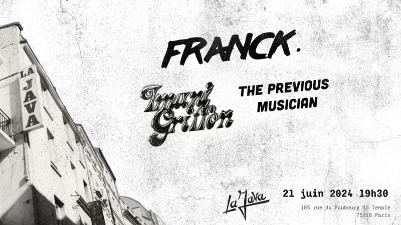 Franck, The Previous Musician, Imani Griffon Live - Concert Cover
