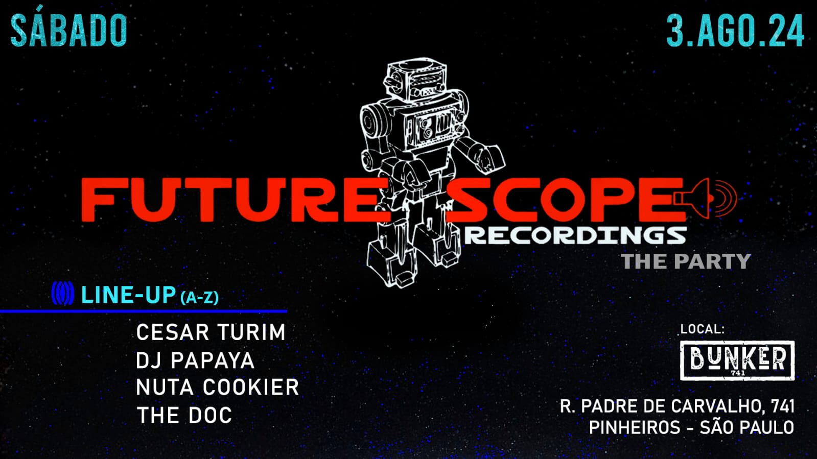 Future Scope Recordings Party Cover