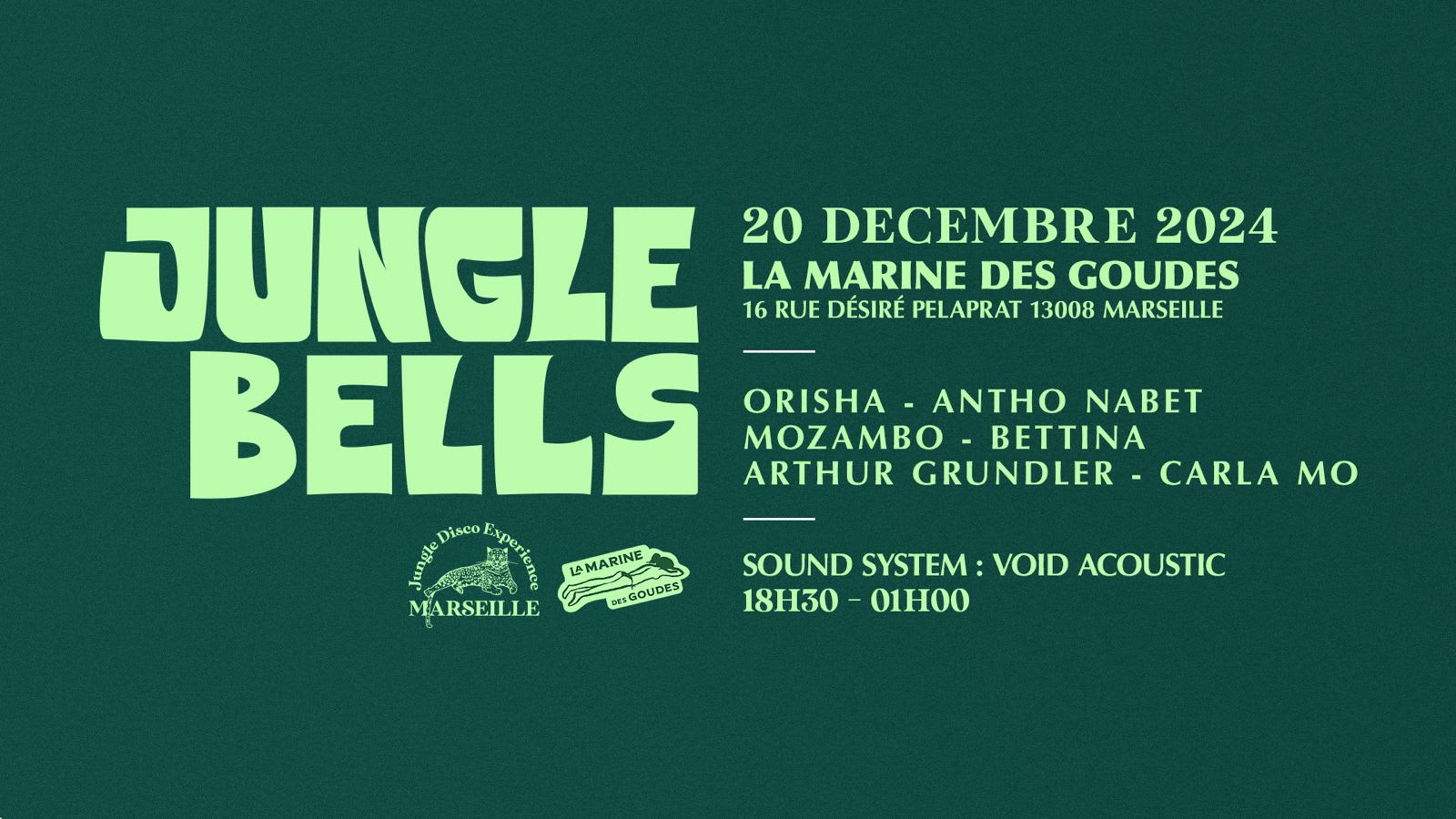 Jungle Bells Disco Experience Cover