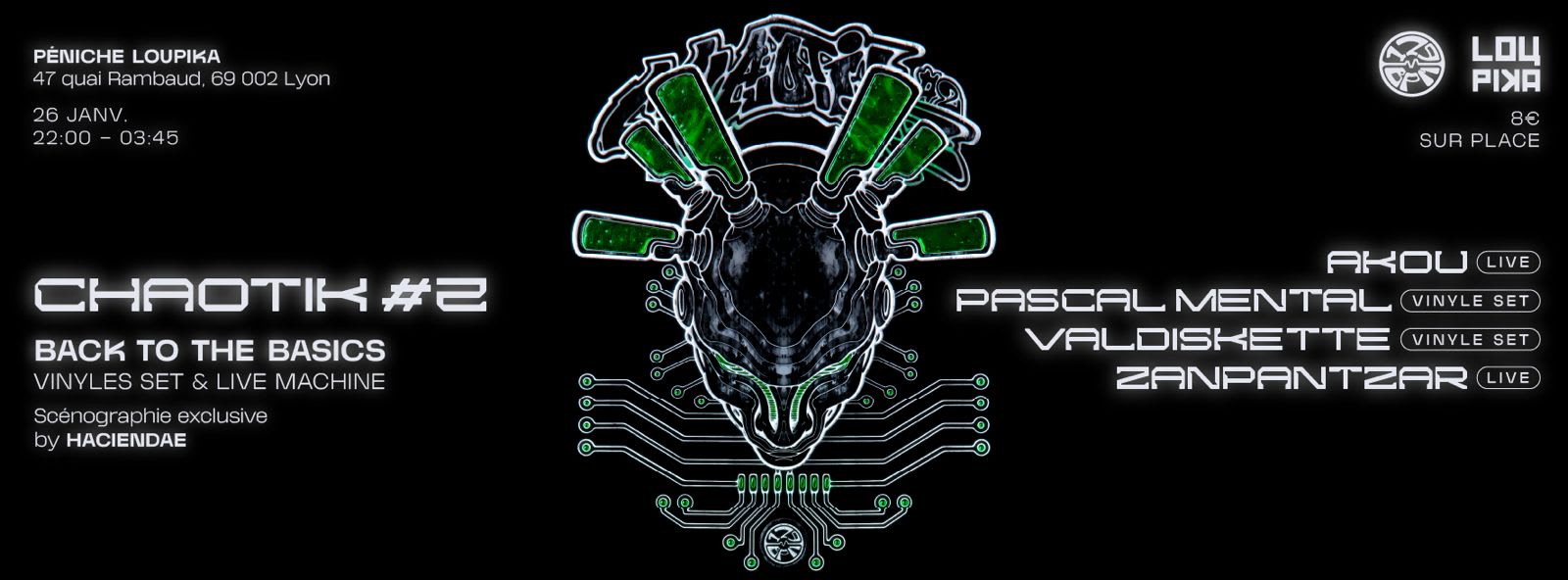 Chaotik#2 Back To The Basics : Full Vinyles Set & Live Cover