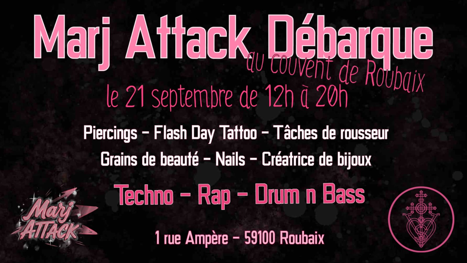 Marj Attack  // Le Couvent Roubaix Cover