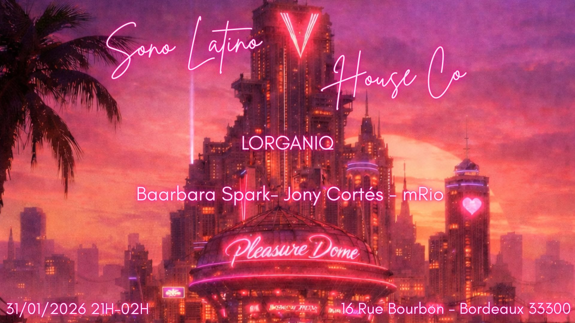 Pleasure Dome X Lorganiq Cover