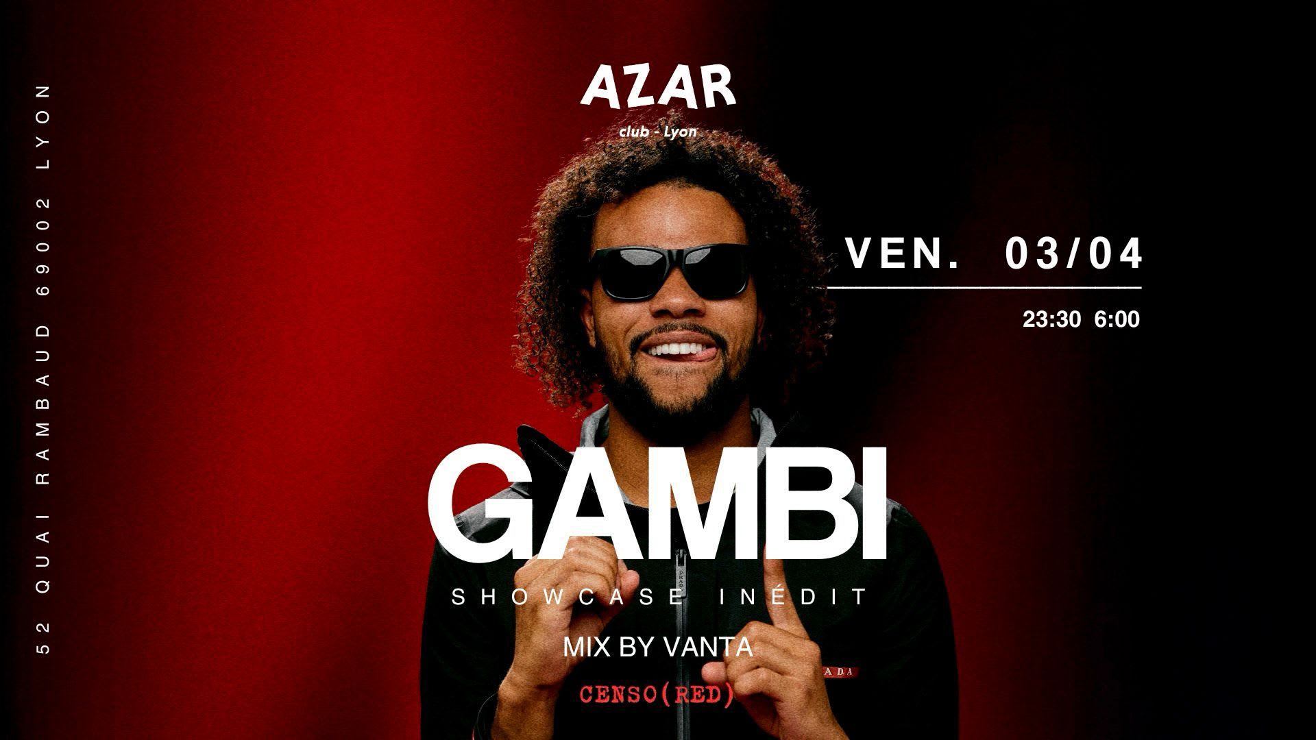 Gambi - Live Performance - Vendredi 3 Avril Cover