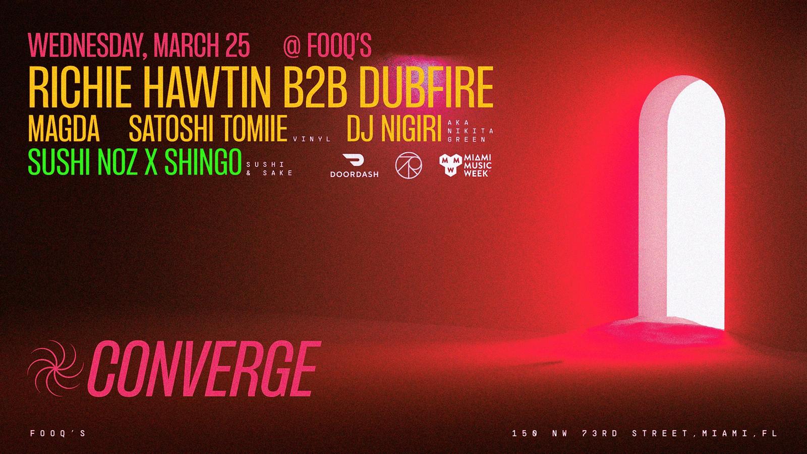 Fooqs — Converge: Richie Hawtin B2b Dubfire Cover