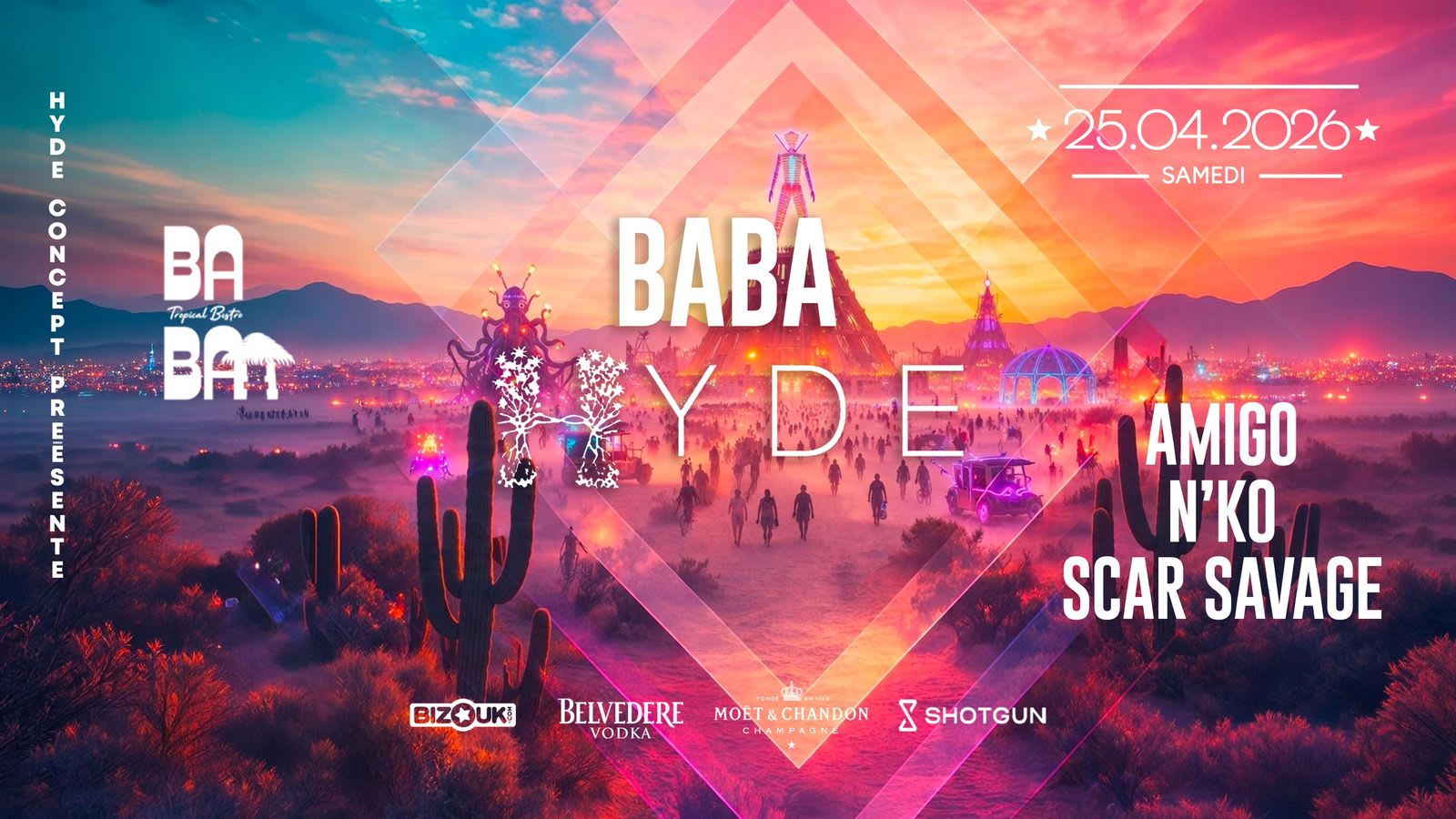 Baba Hyde Concept : Dj Amigo - N'ko - Scar Savage Cover