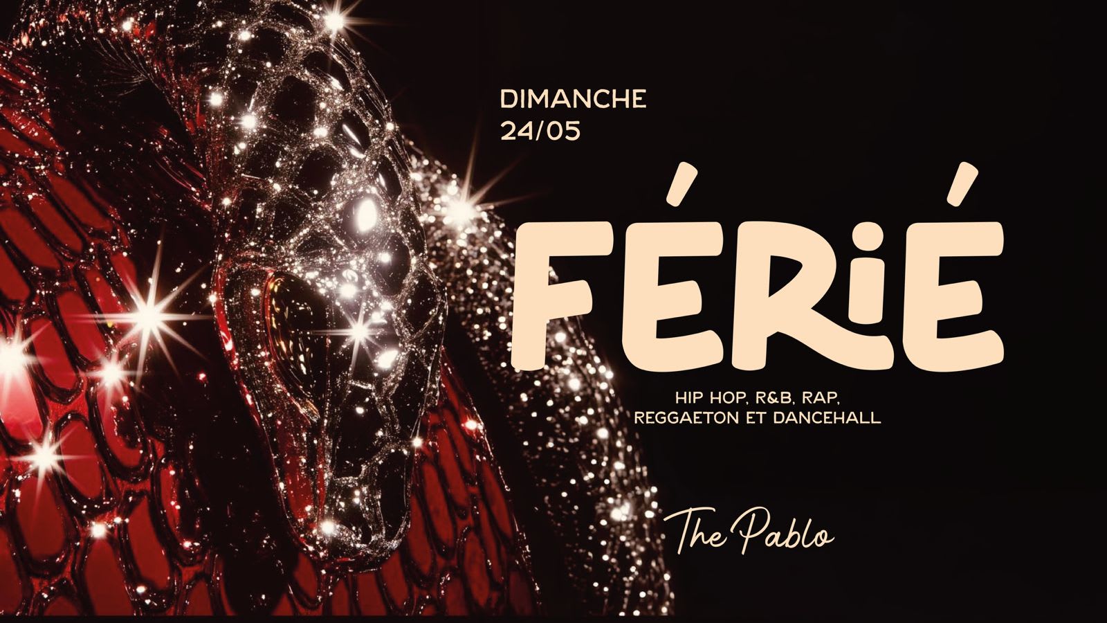 Férié I The Pablo Club I 24/05/2026 Cover