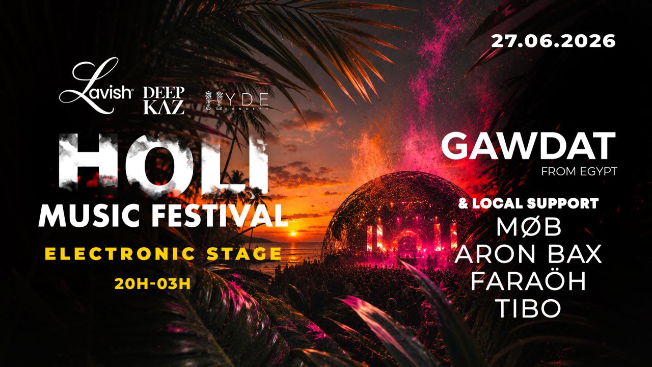 Holi Music Festival : One Main Stage & One House Stage Cover