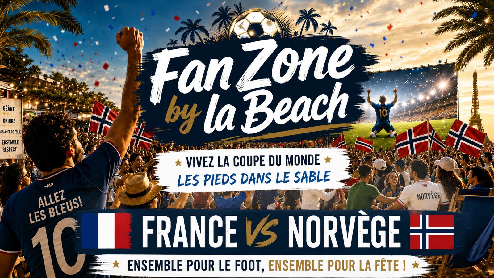 France Vs Norvège - Fan Zone By La Beach Cover