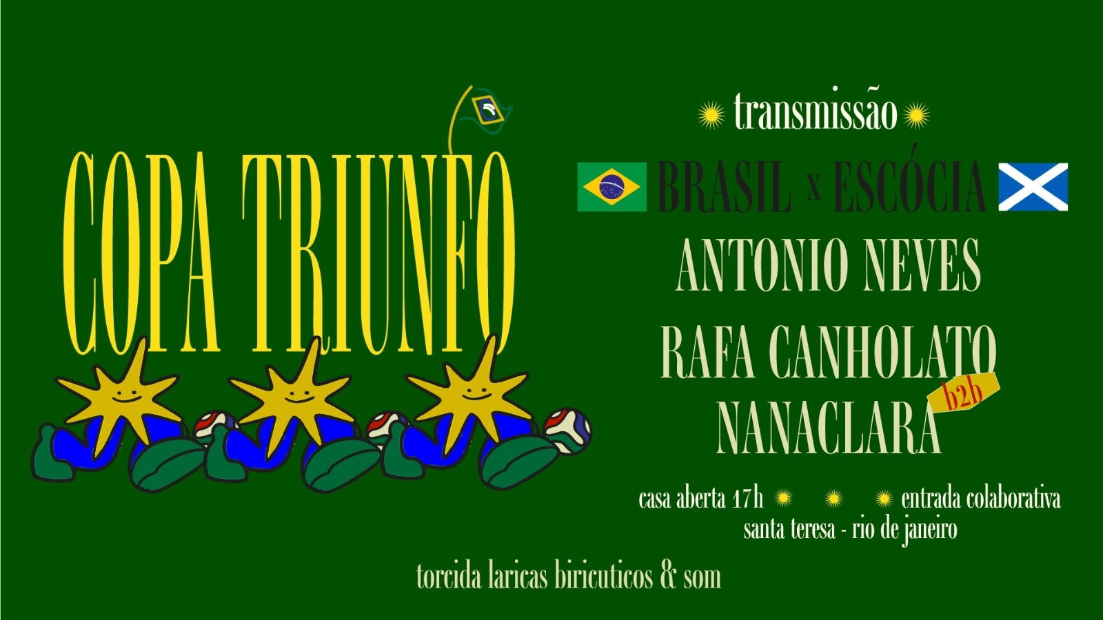 Copa Triunfo | Brasil X Escócia Cover