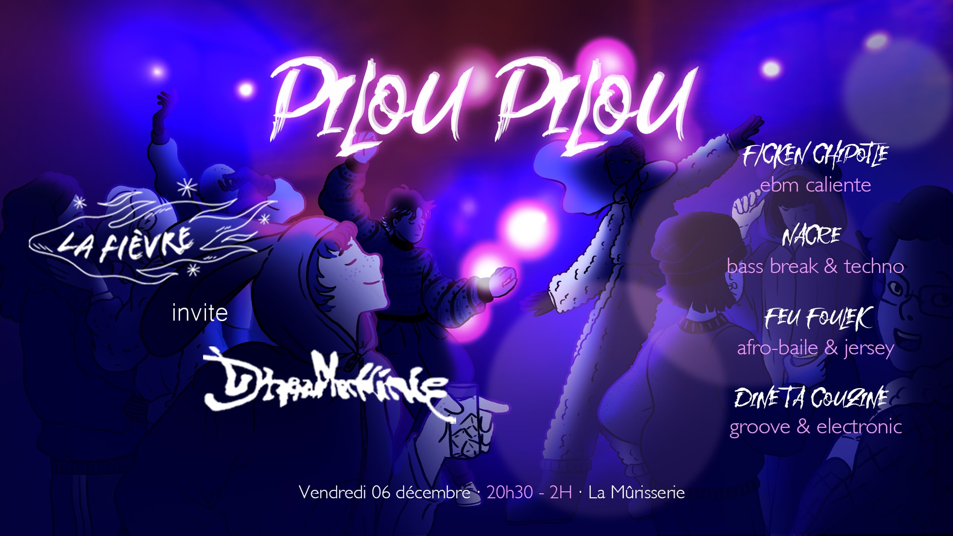 La Fièvre X Dreamachine : Pilou Pilou Cover