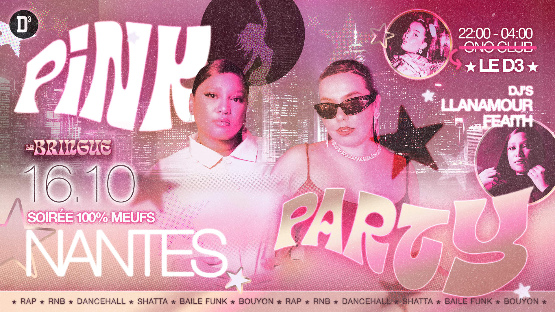 La Bringue Nantes - Pink Party Cover