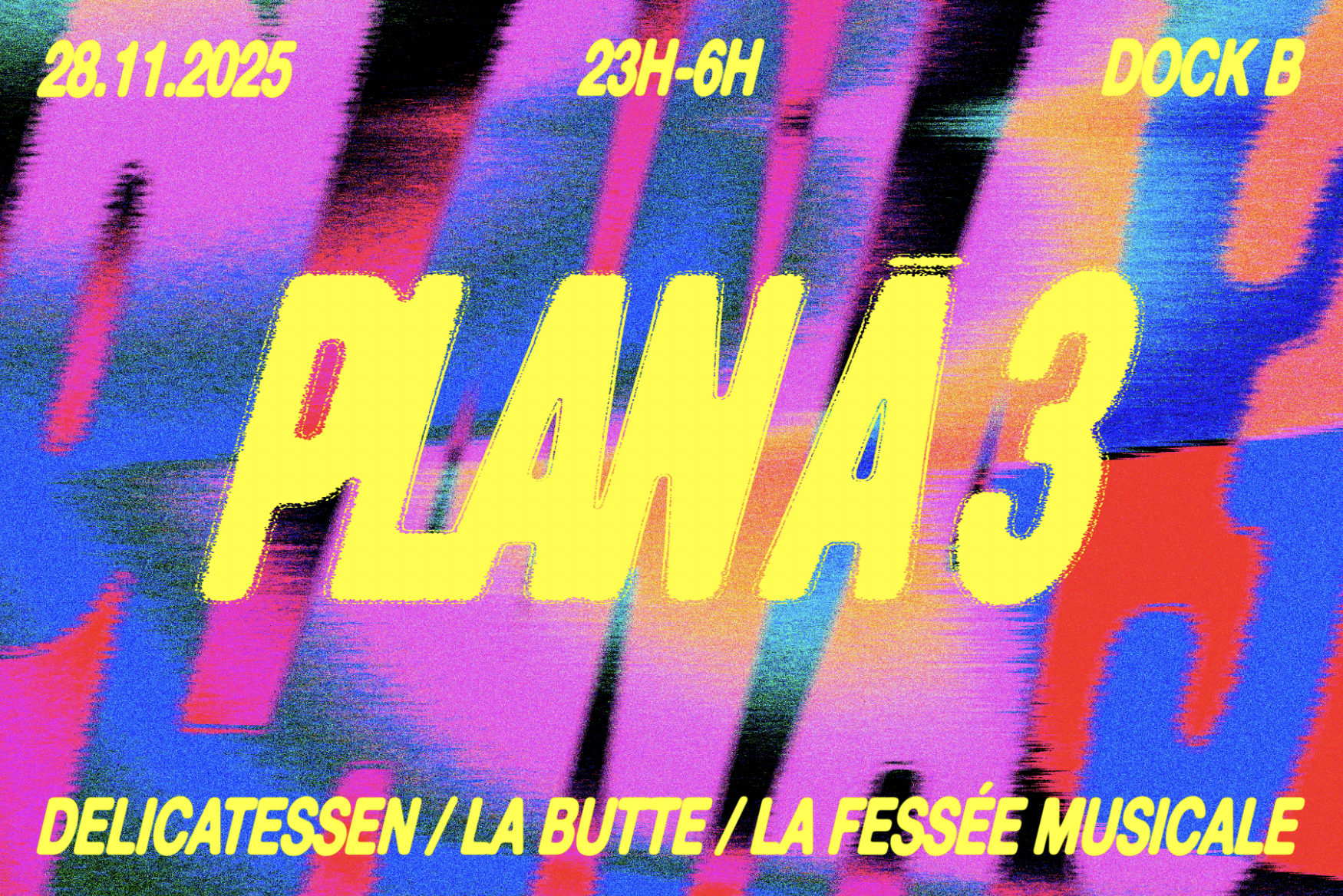 Plan À 3 - La Butte X La Fessée Musicale X Delicatessen Cover