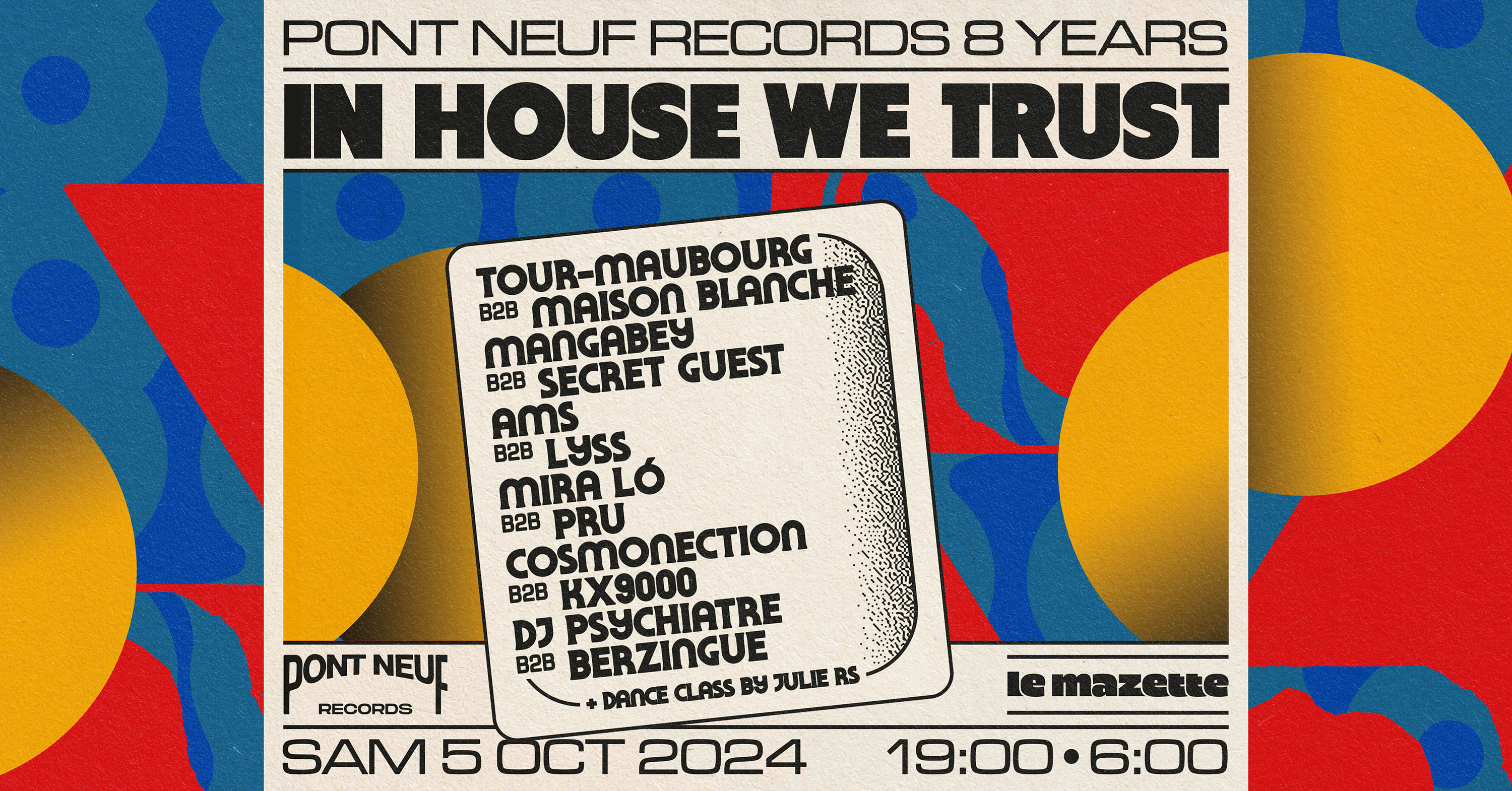 Pont Neuf Records 8 Years Cover