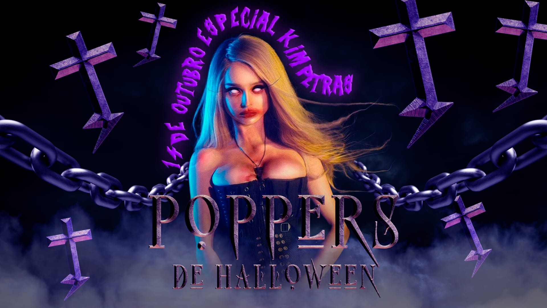 Poppers De Halloween: Especial ♰ Kim Petras ♰ No Zigclub  Cover