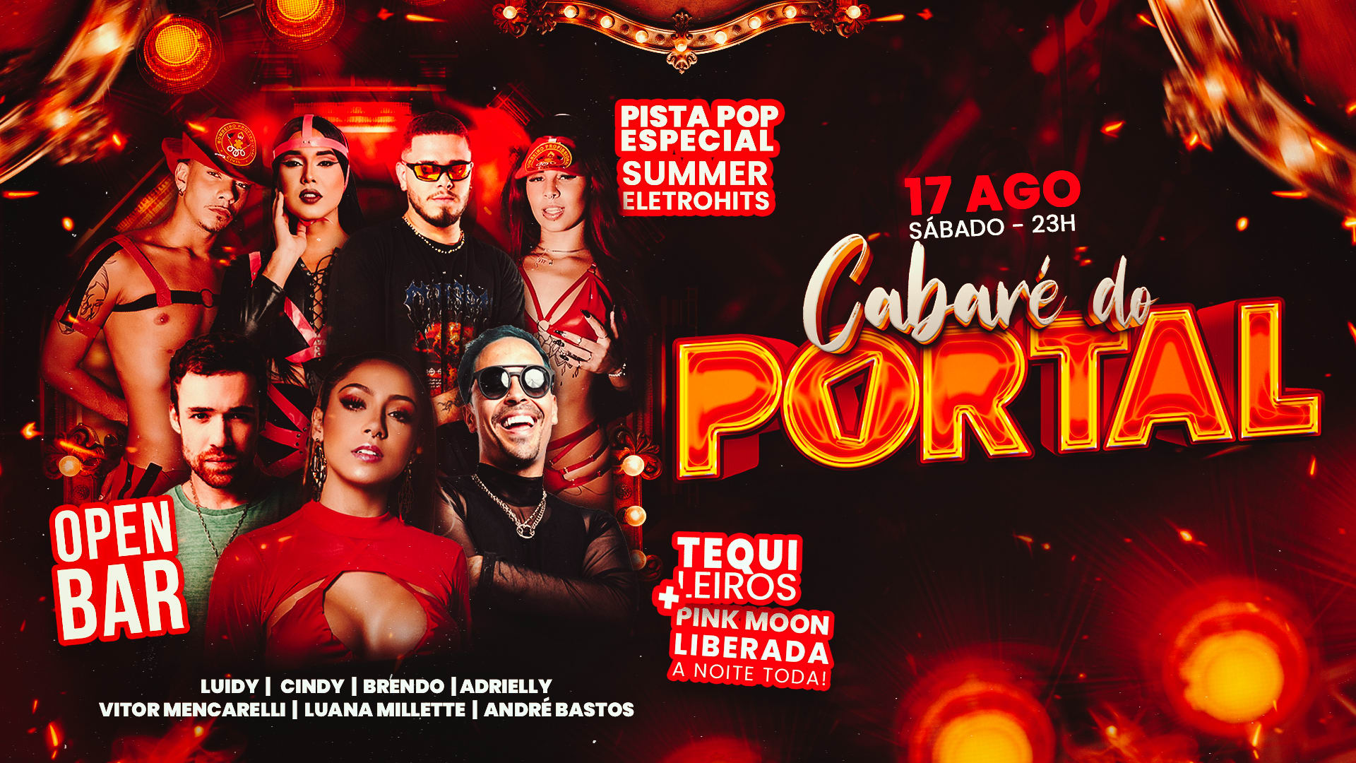Cabaret Do Portal - Funk + Pop Summer Eletrohits - Open Bar Cover