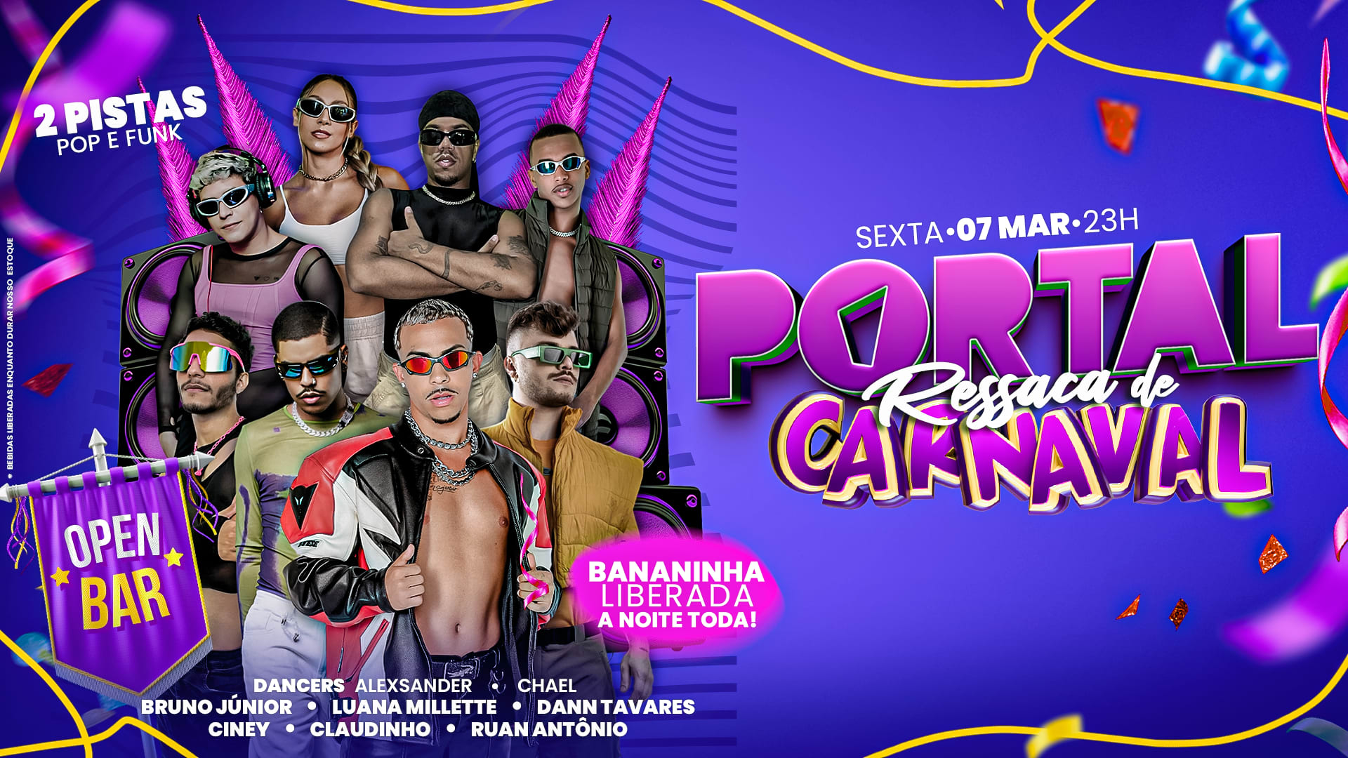 Portal - Ressaca De Carnaval • Open Bar + Bananinha Cover