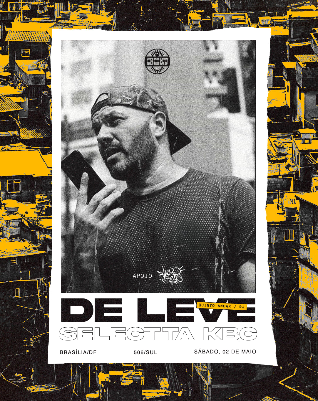MC De Leve + Selecta Kbc Em Brasília Cover
