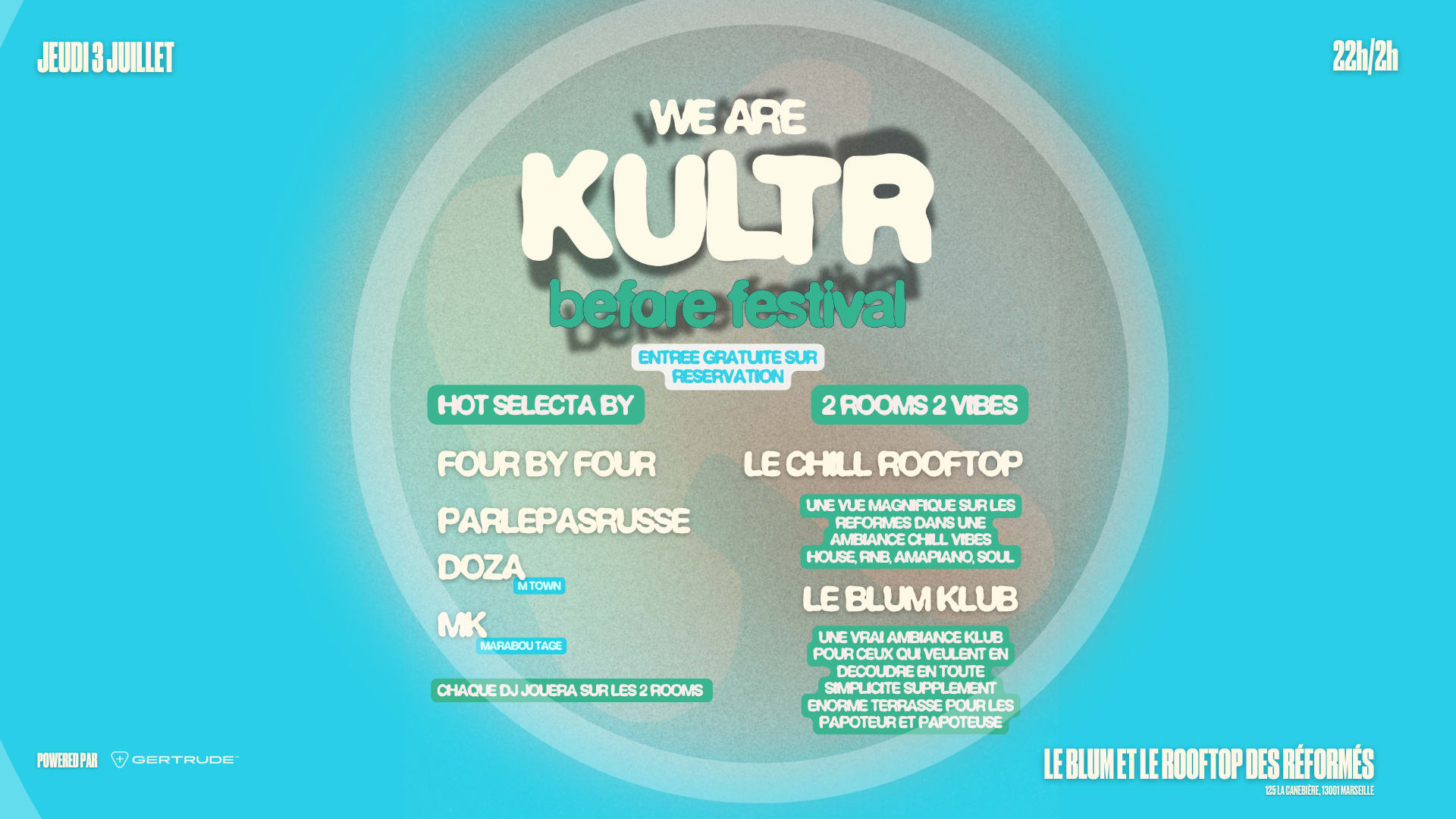 We Are Kultr Before Festival 2 Rooms 2 Vibes Cover