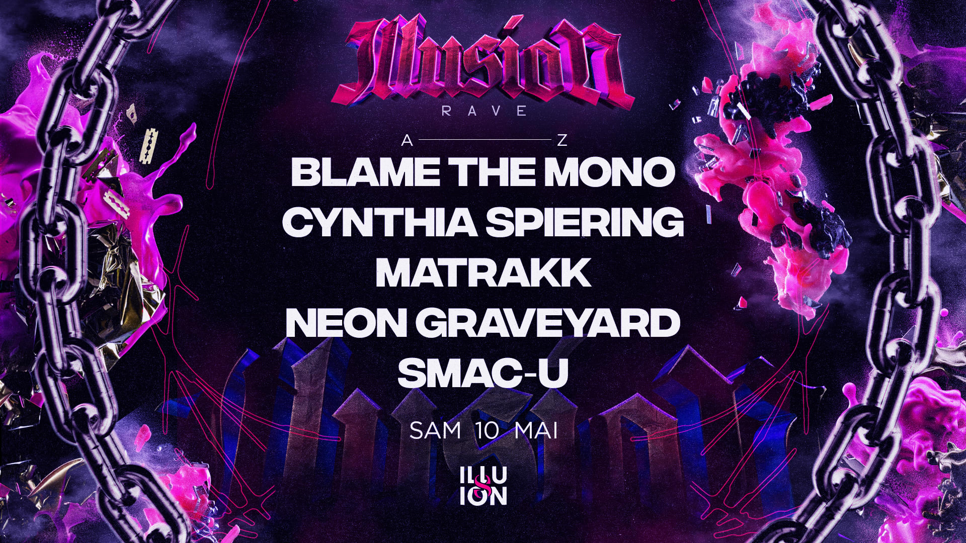 Illusion Rave Mirage Eclipsa: Matrakk Neon Graveyard ... Cover