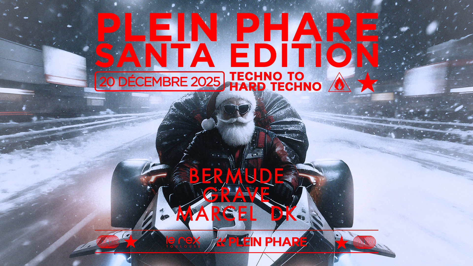 Santa Edition (Techno To Hard Techno) *Entrée Gratuite Cover