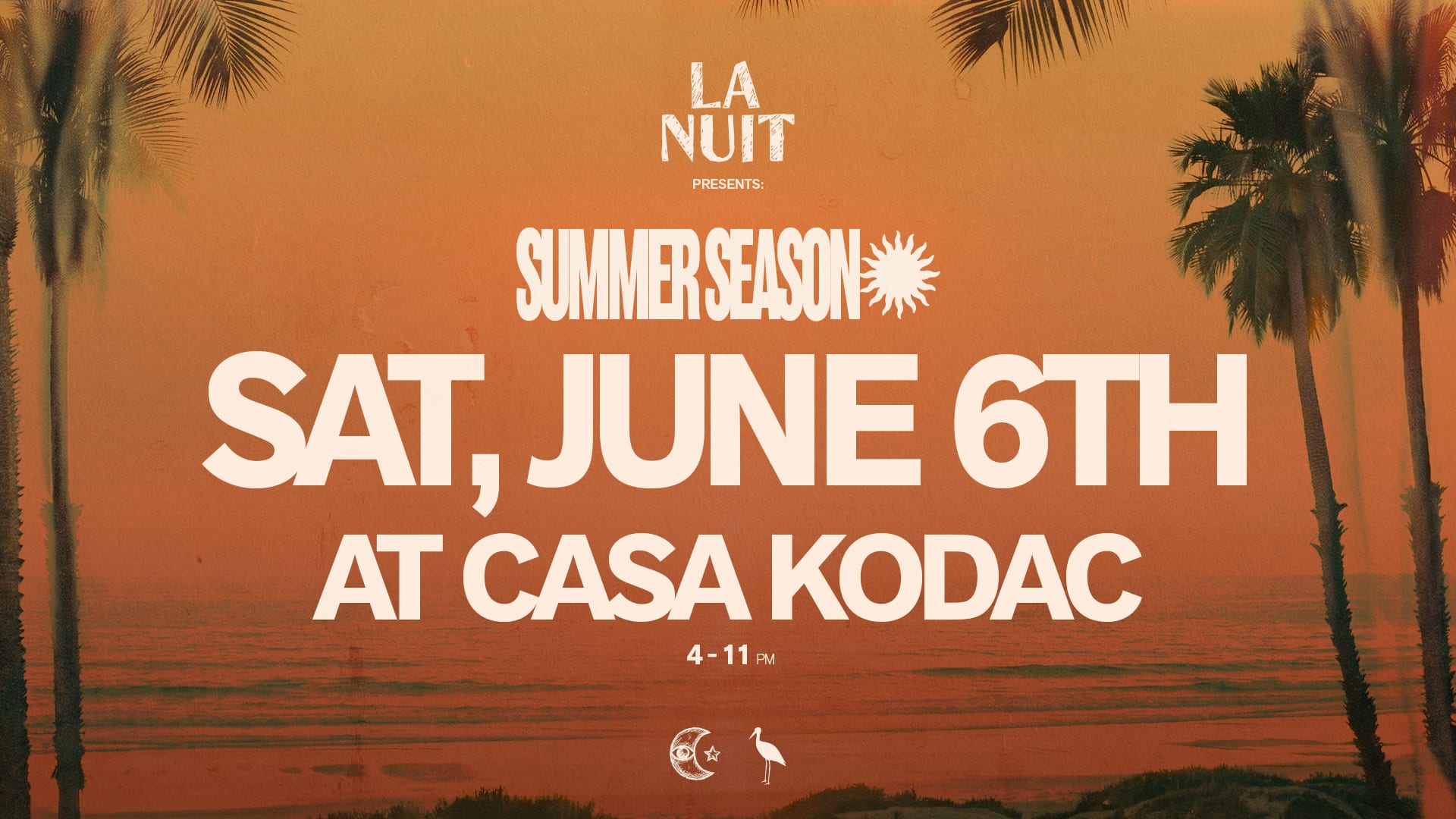 La Nuit At Casa Kodac | Summer Season Cover