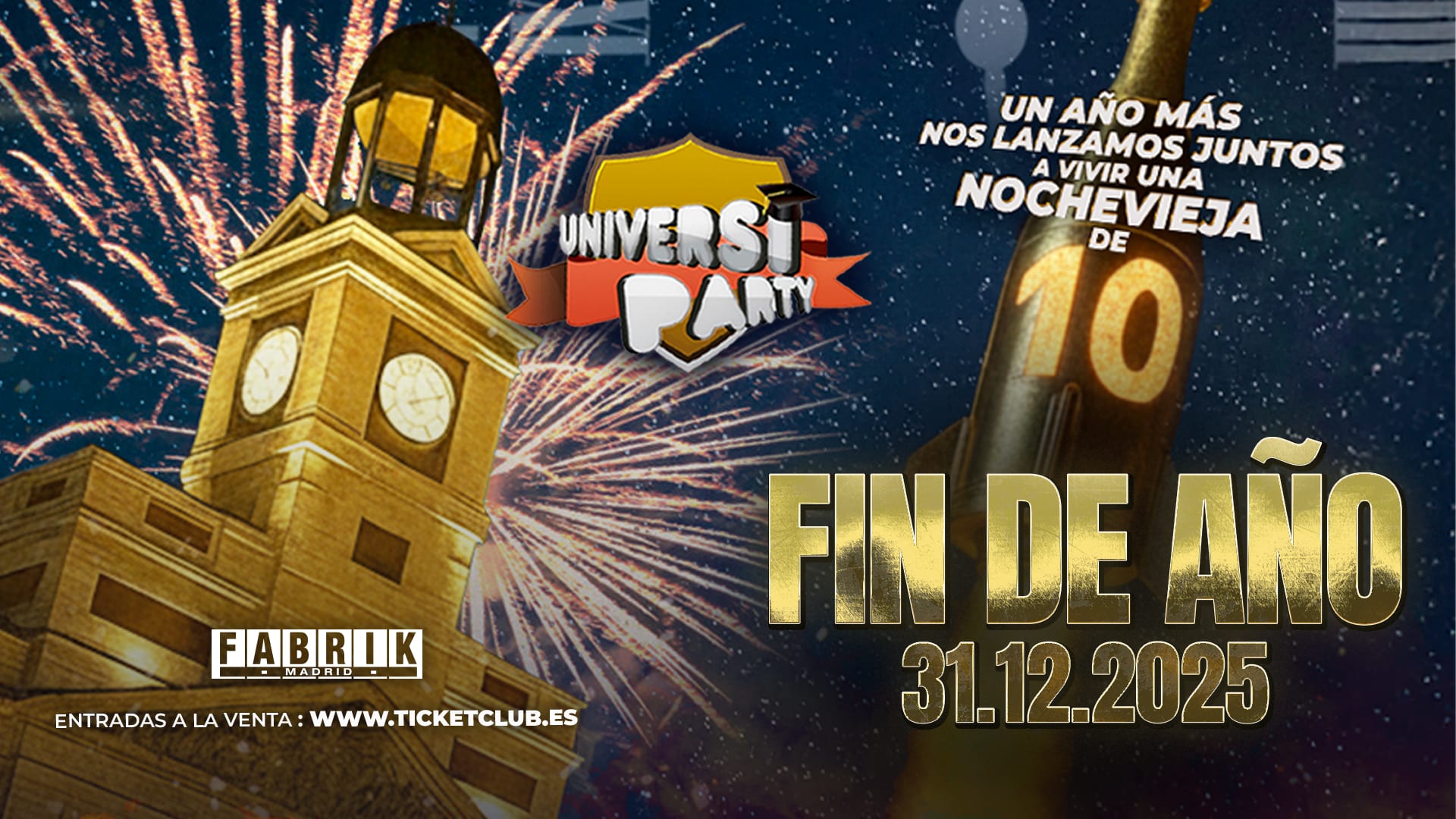 Complemento - Nochevieja Universiparty Cover