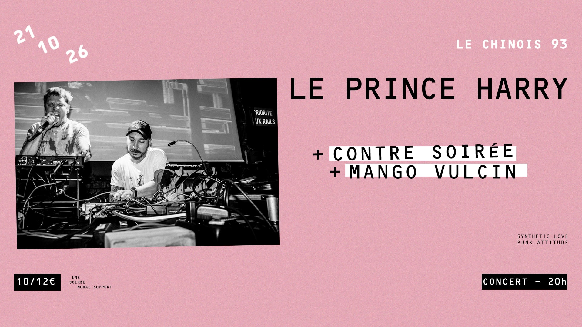 Le Prince Harry (Bl) + Contre Soirée + Mango Vulcin Cover