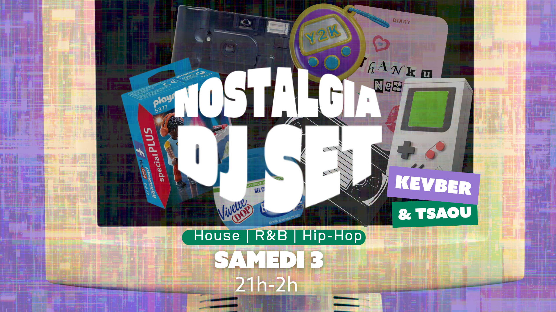 Nostalgia Dj Set - Back To The 90's - House, Hip Hop And R&B Cover
