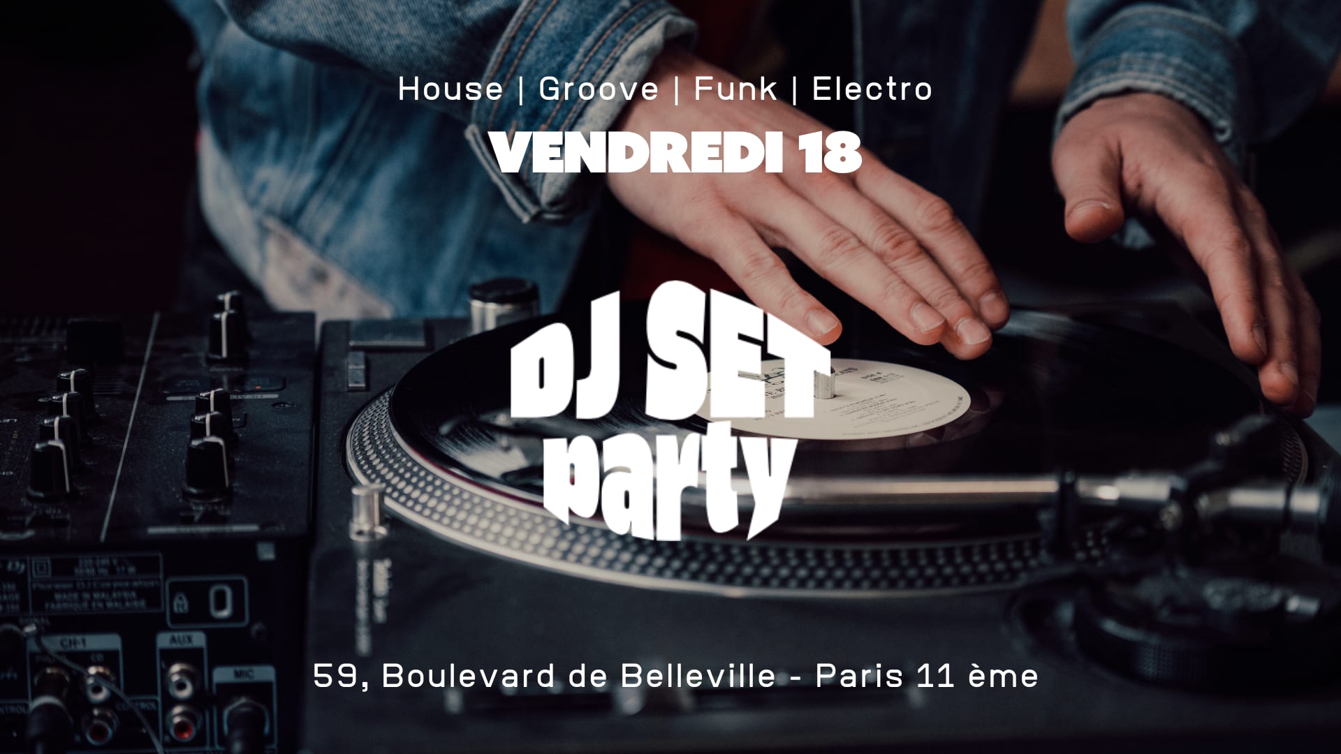 Dj Set In Belleville, Hostel Party - House, Groove, & Funk Cover