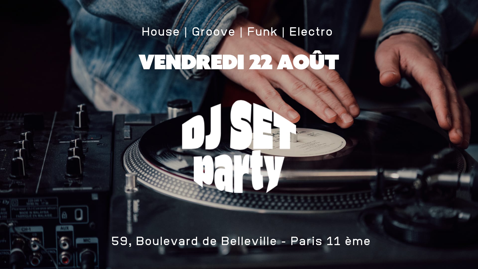 Dj Set Night In Belleville - Summer Open Platine Ed Cover