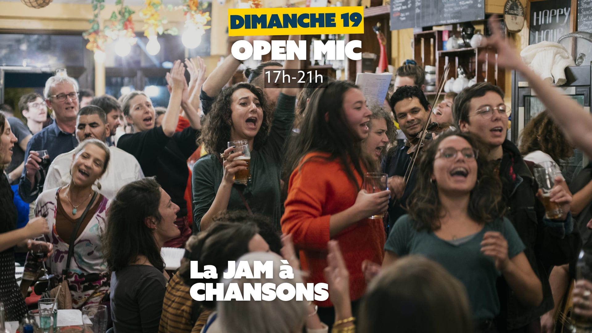 Open Mic - La Jam À Chansons À The People Belleville Cover