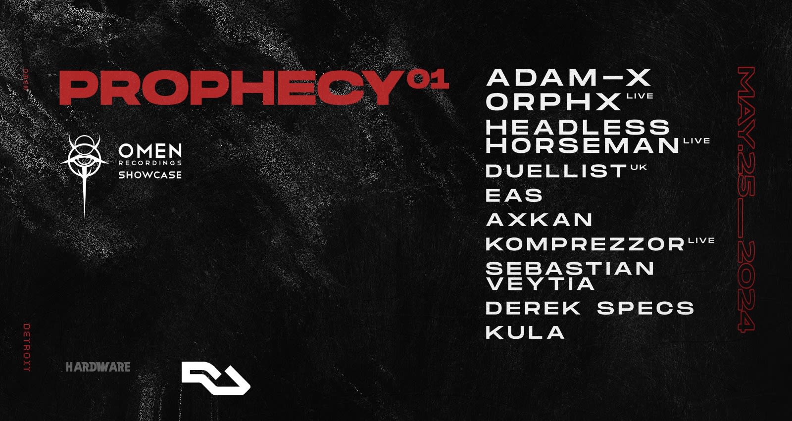 Prophecy 01 : Omen Showcase : Hardware Cover