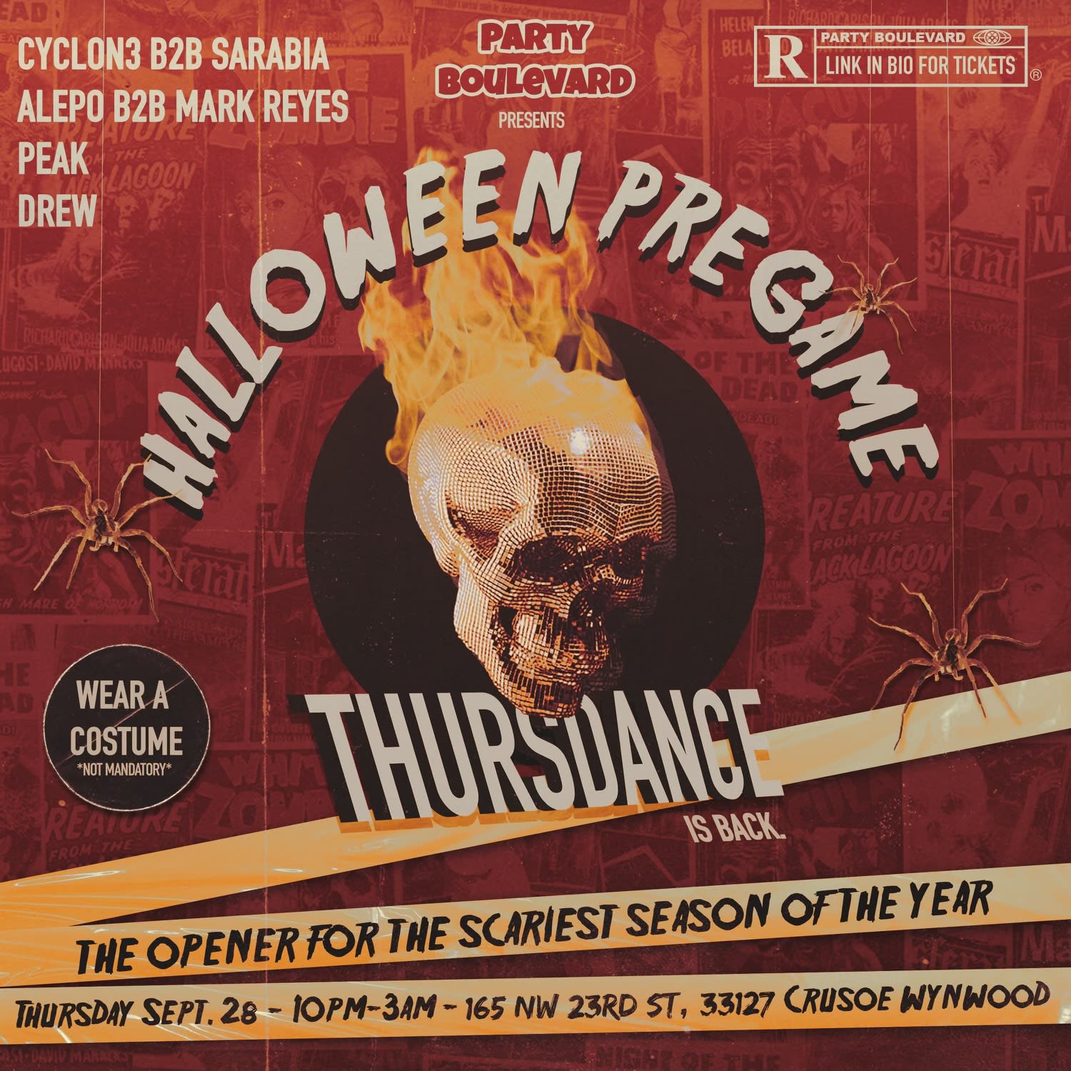 Halloween Pregame With Party Blvd Cover