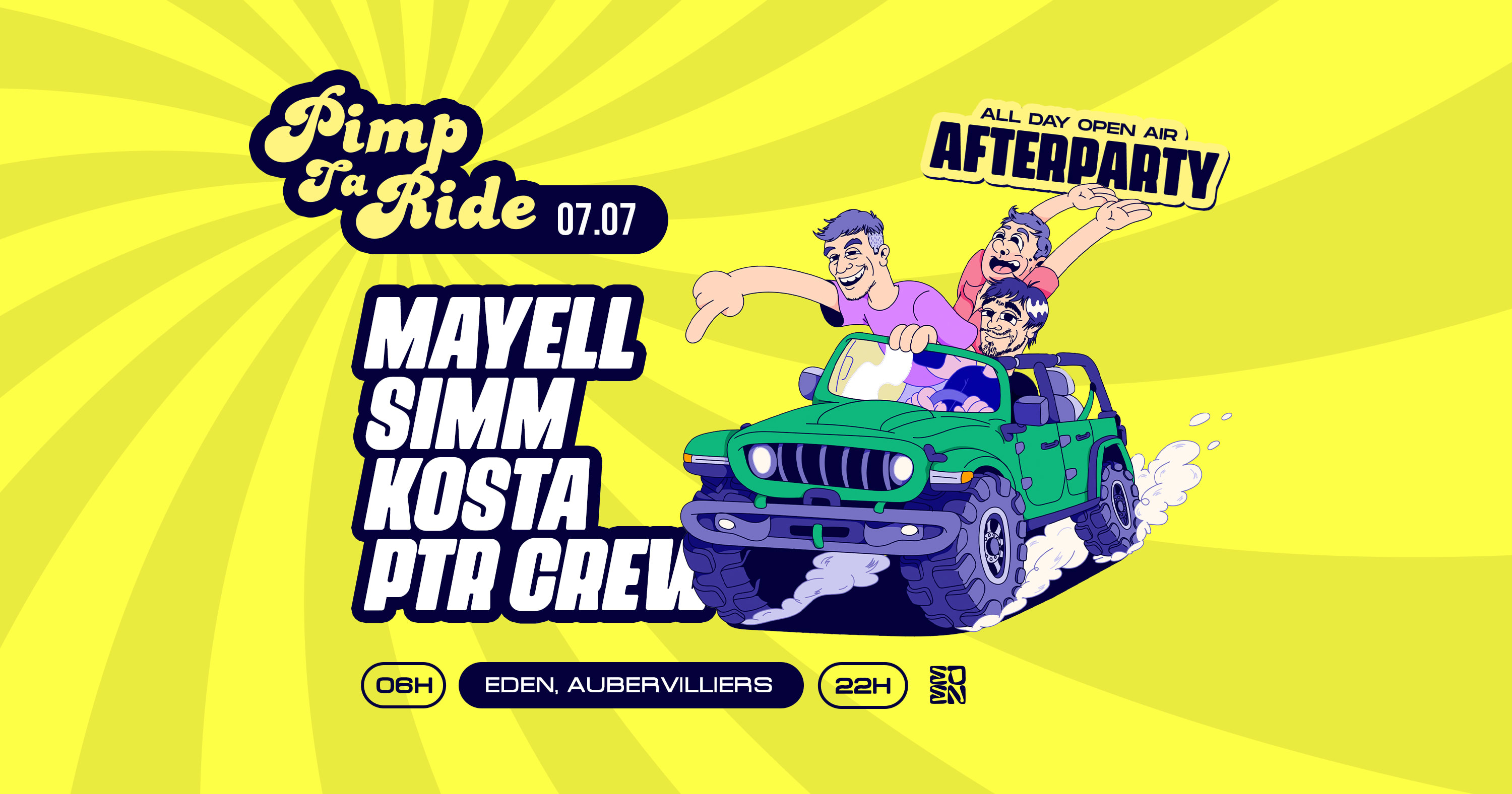 Pimp Ta Ride • Mayell,  Simm, Kosta,  Ptr Crew Cover