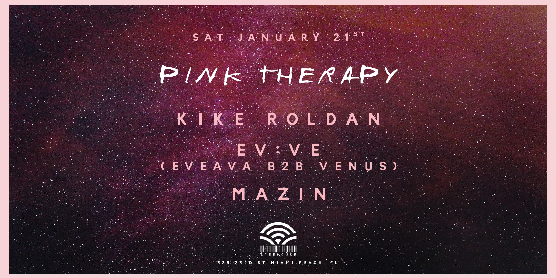 Pink Therapy At Treehouse Cover