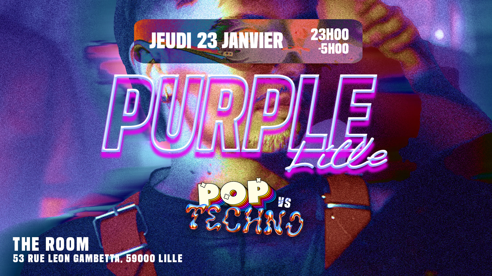 La Purple Lille : Pop Vs Techno Cover