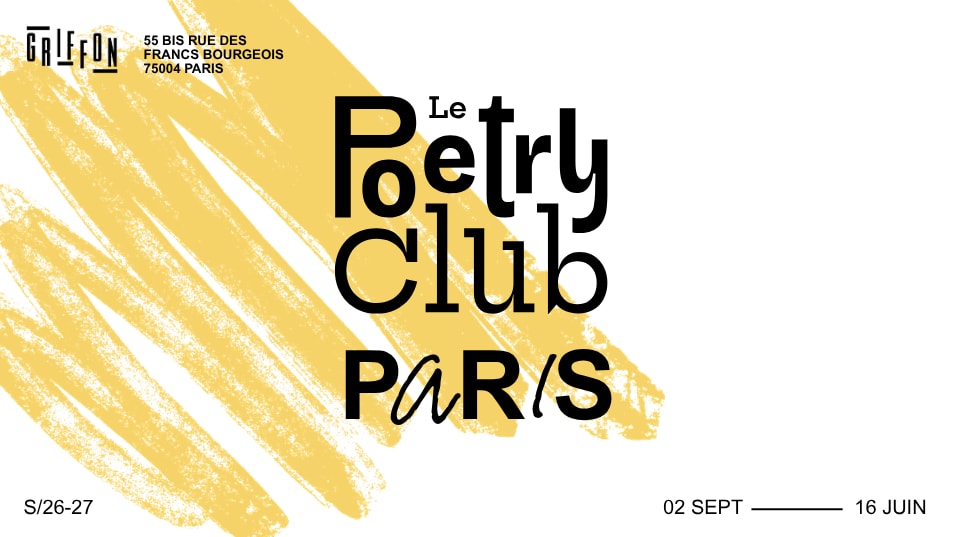 Le Poetry Club - 16/09 Cover