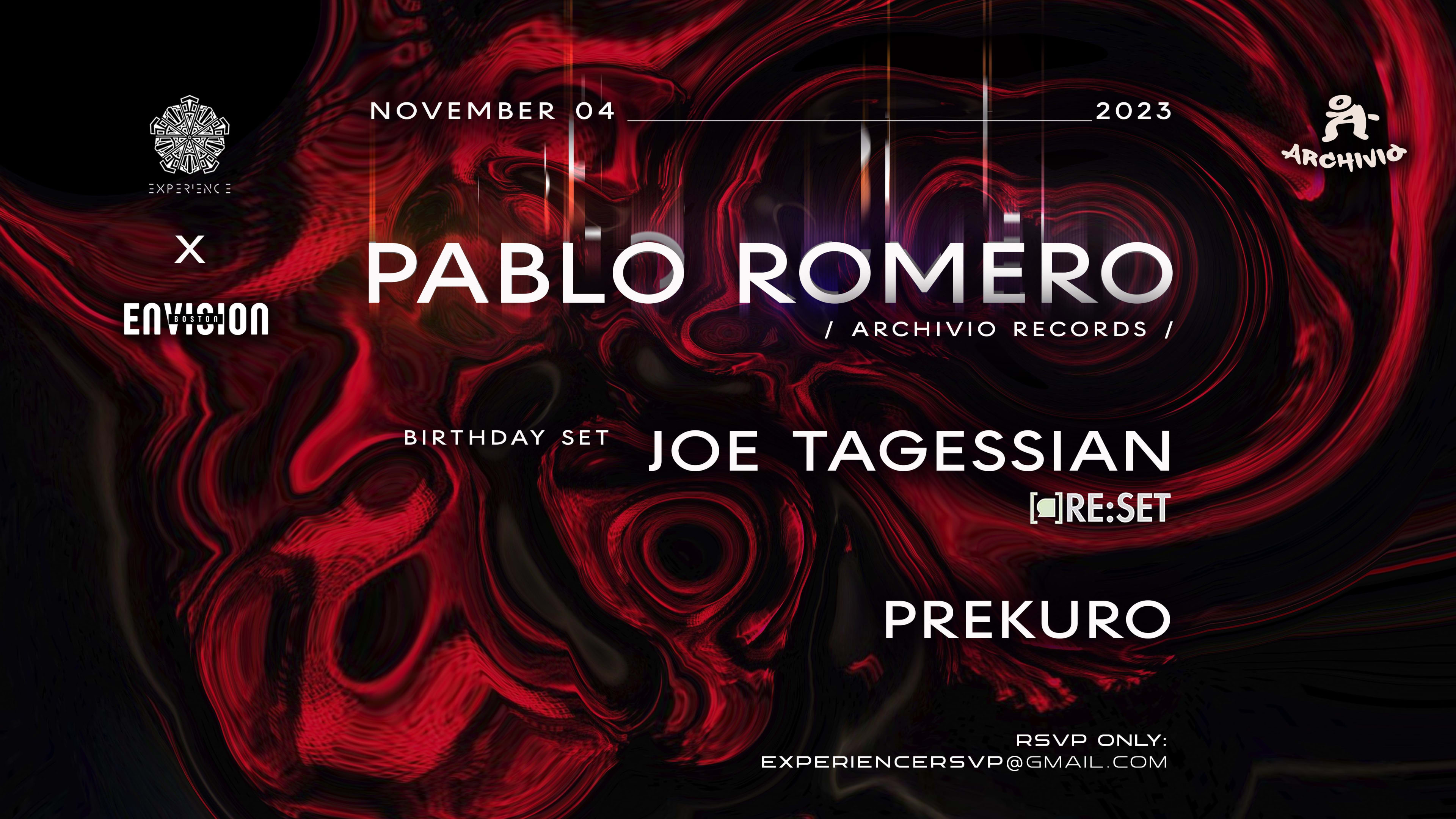 Experience X Envision + Pablo Romero Cover