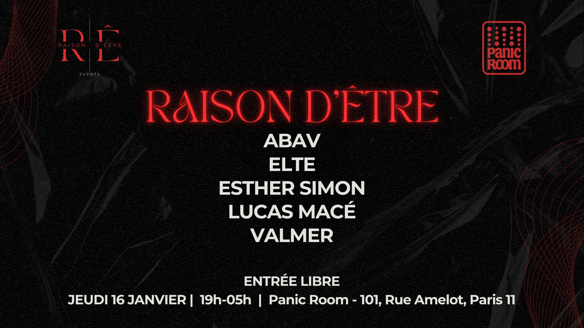 Raison D'être Présente : Abav, Elte, Esther Simon & More Cover