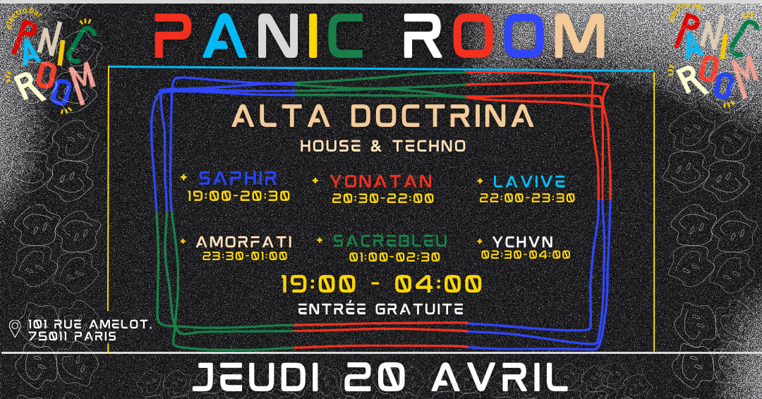 Panic Room X Altadoctrina Cover