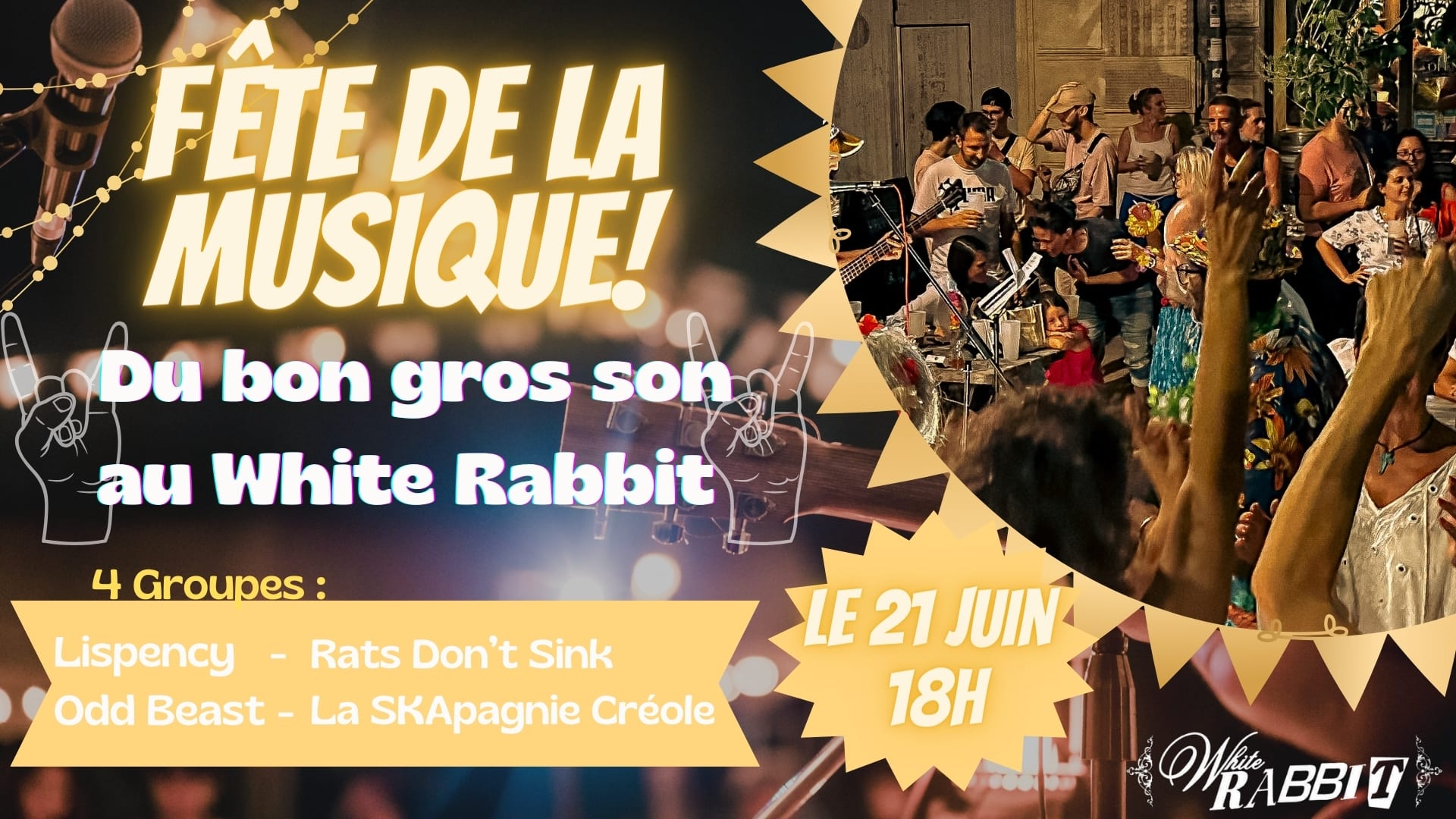 La Fête De La Musique C'est Au White Rabbit Cover