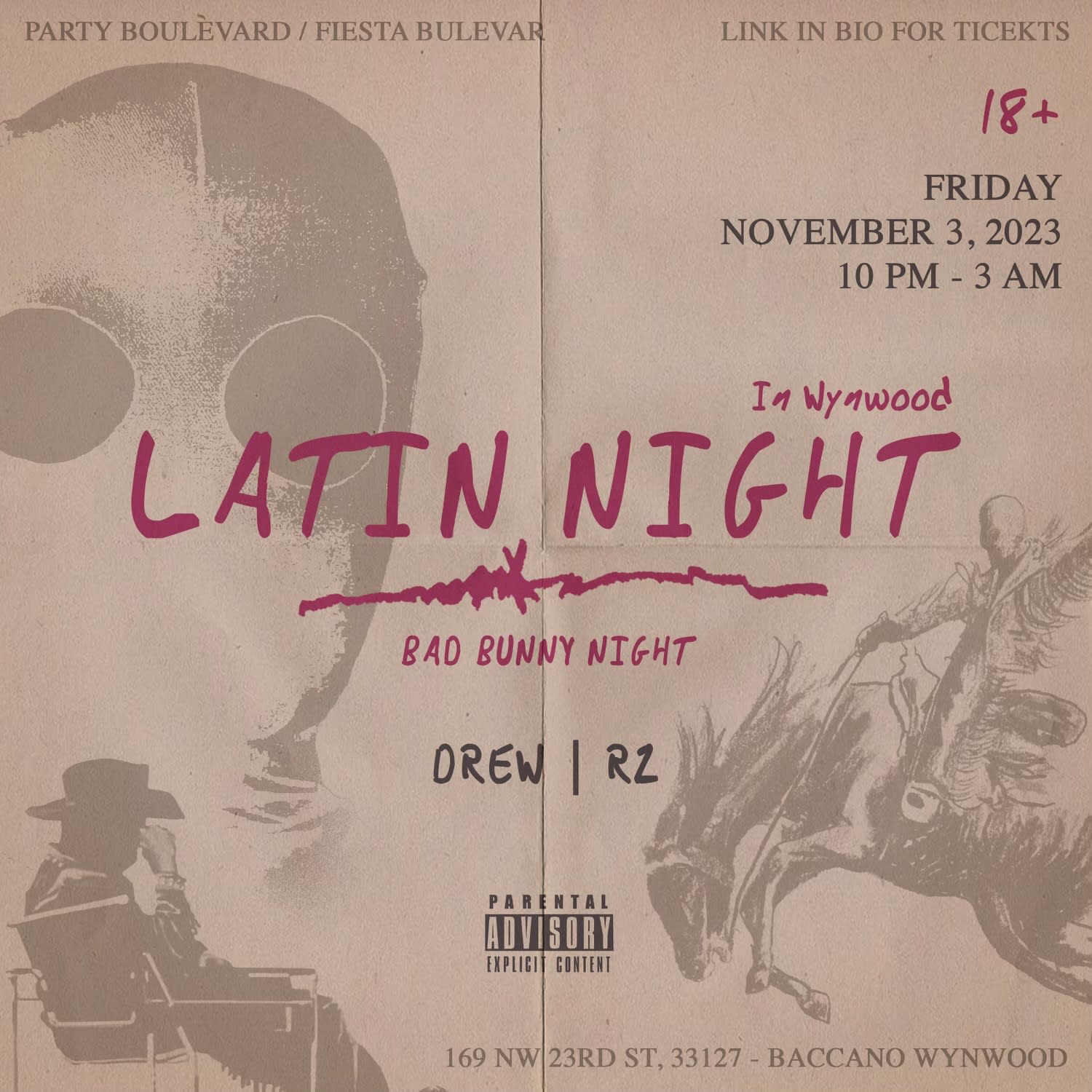 Latin Night — Bad Bunny Edition Cover