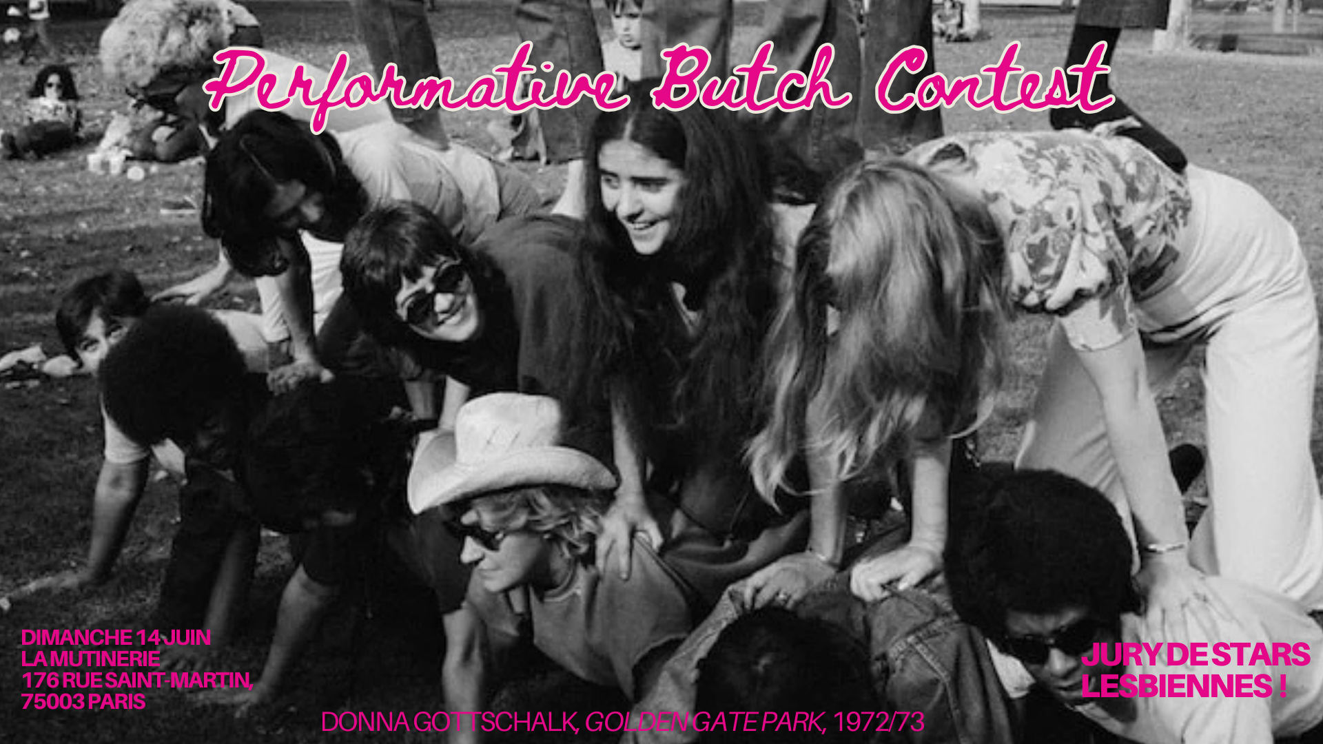 Butch Contest Paris - 14 Juin - La Mutinerie Cover
