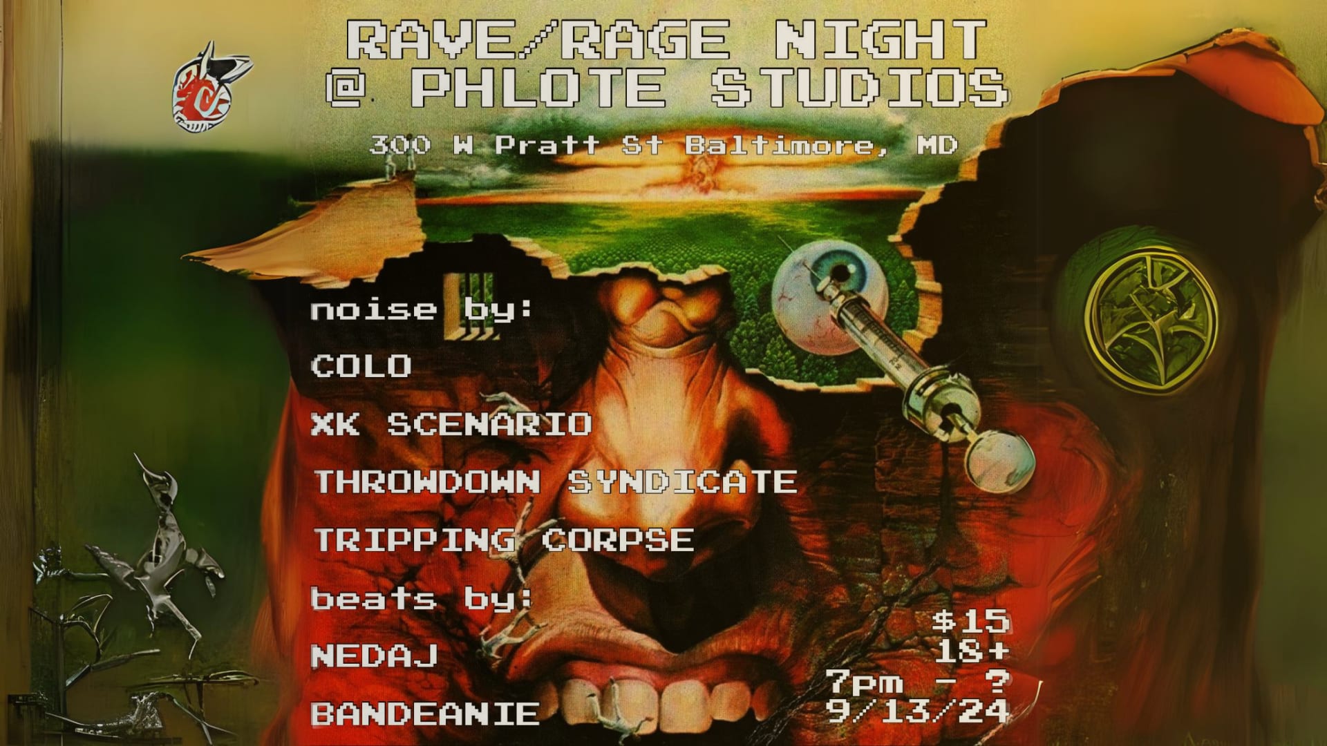 Rave/Rage At Phlote Studios Cover