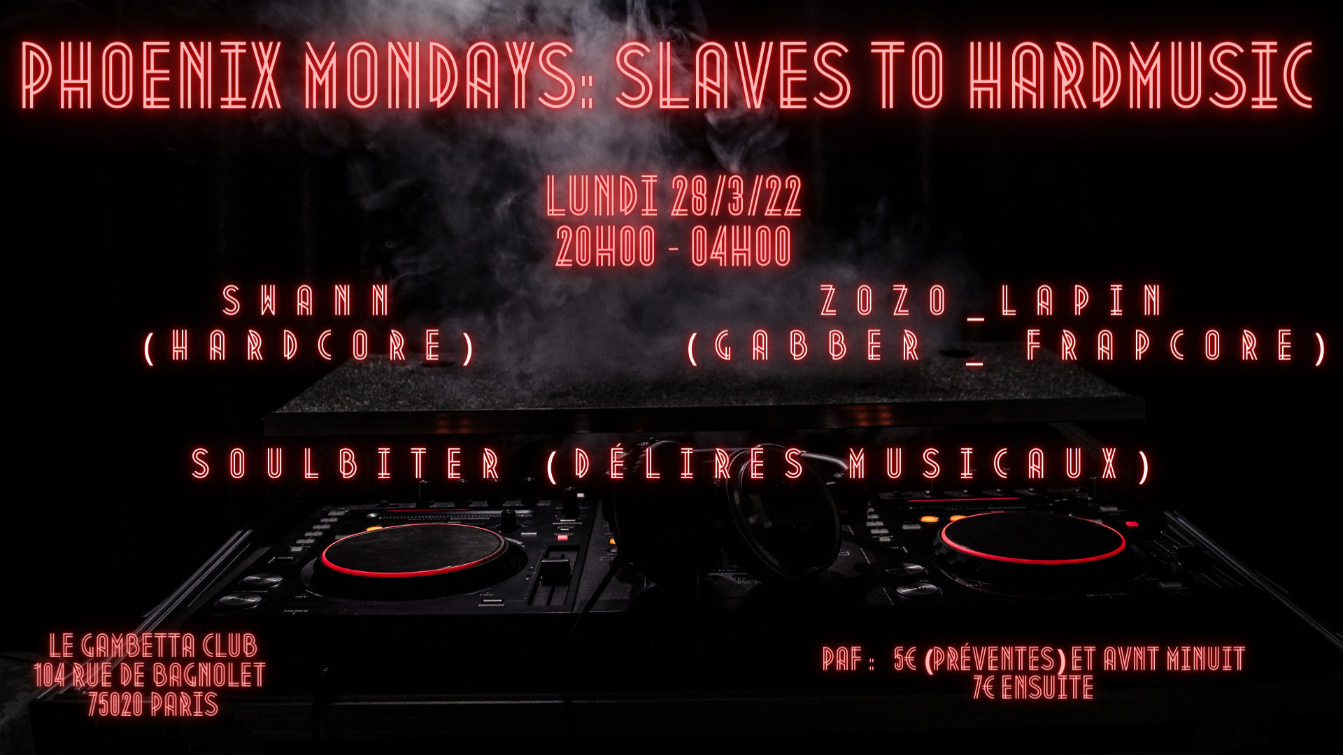 Phoenix Mondays: Slaves To The Hardmusic Cover