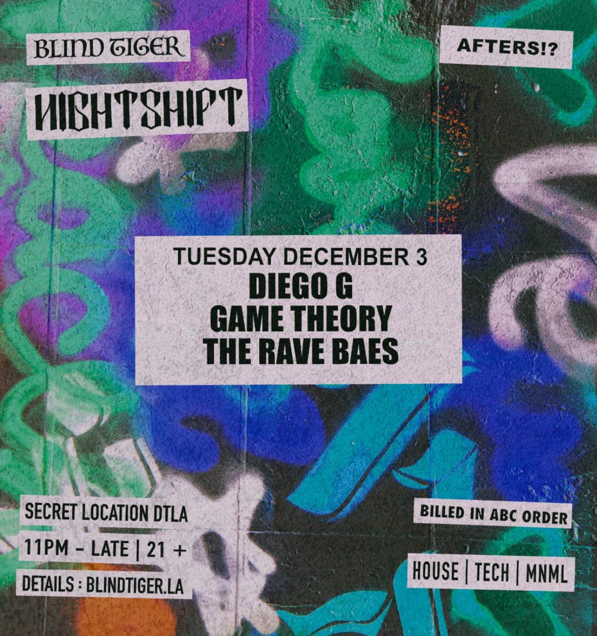 Nightshift Afterhours Cover