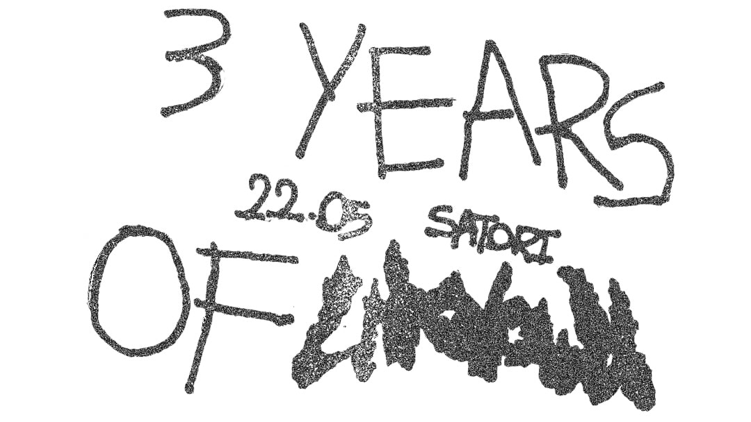 Unknown 3 Years Anniversary Cover